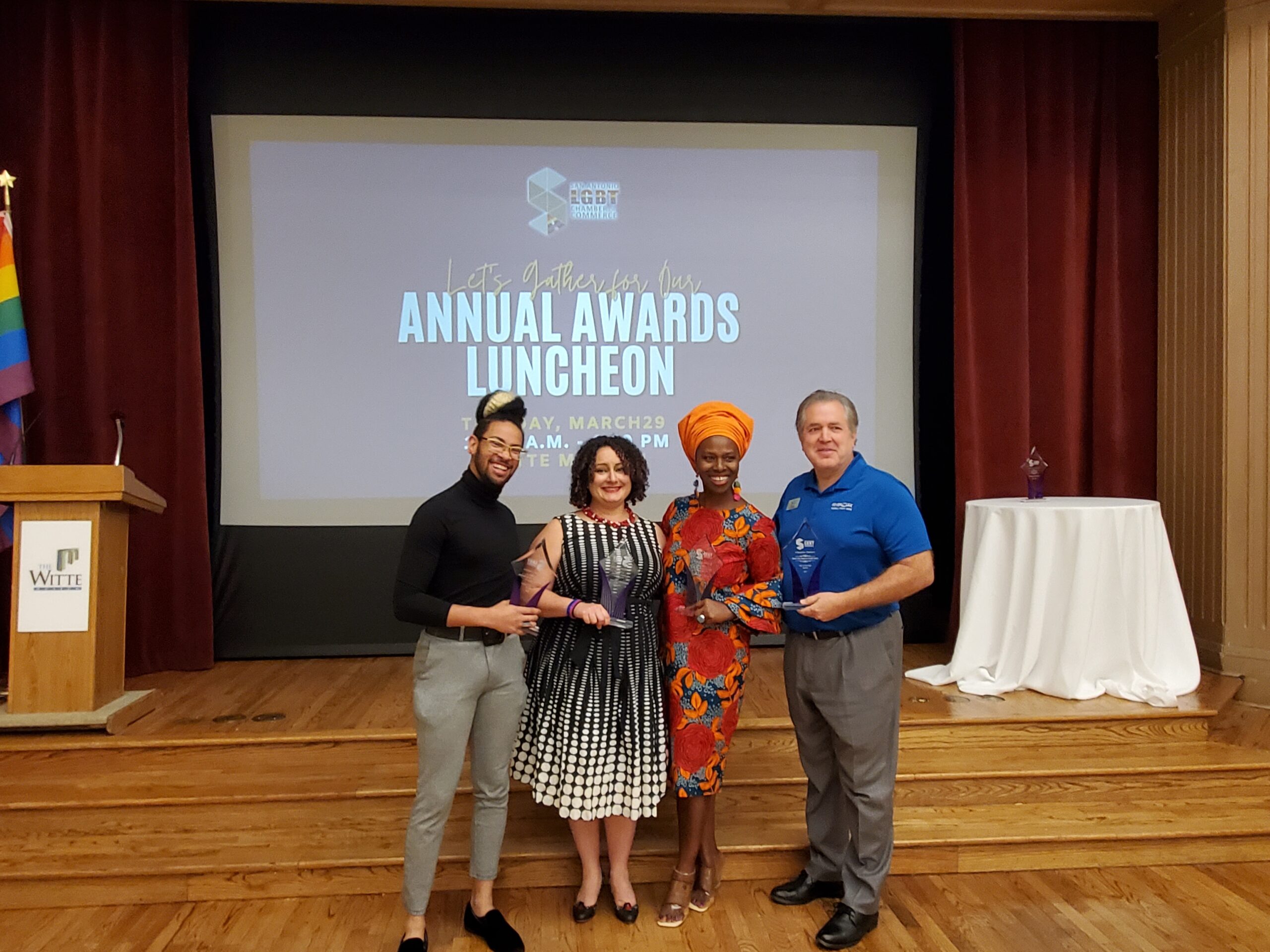 Dr Ansbro Receives LGBT Chamber of Commerce Award