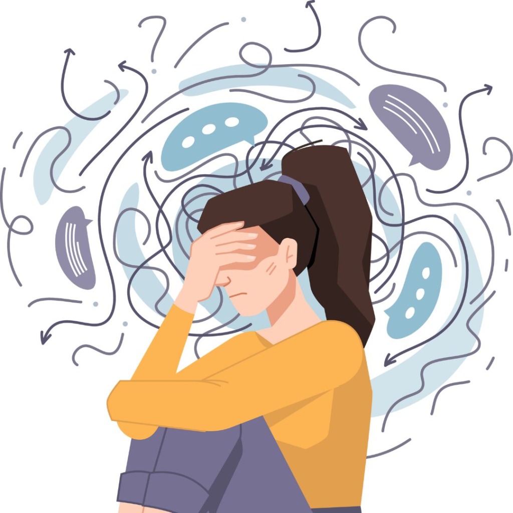 Graphic of a person having myofascial pain.